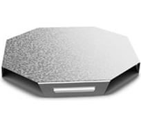 Крышка к угловому соединителю крестообразному OSTEC к лотку 50, толщина 1,0 мм, Сендзимир цинк КУСХ-50-1,0-СЦ