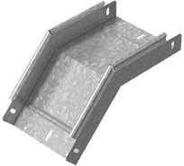 Угловой соединитель внешний 45 град. к лотку OSTEC 100x50, толщина 1.0 мм, Сендзимир цинк УСВР45-100х50-1,0-СЦ