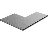 Крышка к переходу прямому левому OSTEC 150x50, толщина 0.7 мм, Сендзимир цинк КРПЛ-150х50-0,7-СЦ