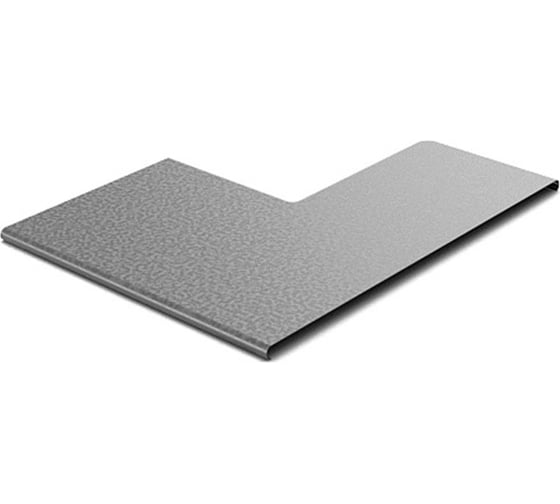 Крышка к переходу прямому левому OSTEC 400x50, толщина 0.7 мм, Сендзимир цинк КРПЛ-400х50-0,7-СЦ 1