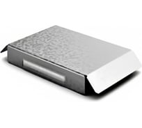 Крышка к угловому соединителю внешнему к лотку OSTEC 400x50, толщина 1.0 мм, Сендзимир цинк КУСВ90-400х50-1,0-СЦ