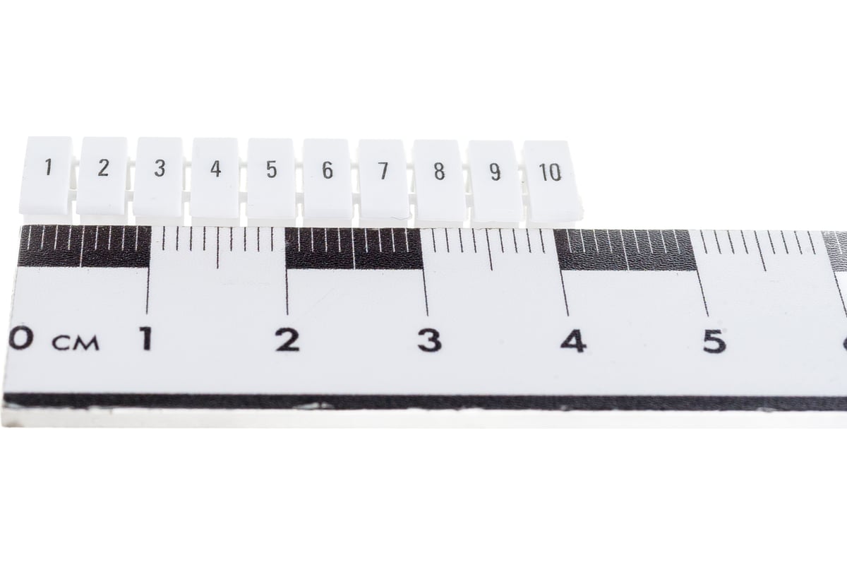 Маркеры для КПИ-1,5мм2 IEK с нумерацией №№ 1-10 YZN11M-001-K00-10 ...