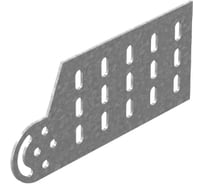 Планка шарнирного соединения универсальная OSTEC для лотка высотой 150 мм, толщина 2 мм, Сендзимир цинк ПШСМ-150-2,0-СЦ