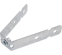 Крепление к потолку и профнастилу OSTEC 120 мм М8, толщина 1,5 мм, Сендзимир цинк КПП-12М8-1,5-СЦ