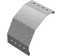 Спуск кабельный OSTEC для лотков НЛО 200 мм, толщина 1,5 мм, Сендзимир цинк СКНЛО-200-1,5-СЦ