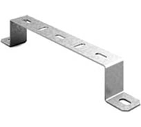 Скоба для настенного крепления OSTEC 100, толщина 2,0 мм, Сендзимир цинк СН-100-2,0-СЦ