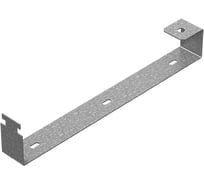 Держатель огнестойкой перегородки OSTEC для страт консолей шириной 600 мм, толщина 1,5 мм, Сендзимир цинк ДОПС-600-1,5-СЦ