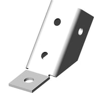 Опора OSTEC 45 град., толщина 4 мм, гальван. цинк ОП45-4,0-ЭЦ