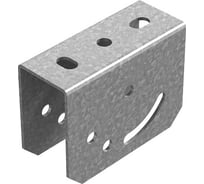 Поворотно-потолочный держатель OSTEC для средних нагрузок 50x50 мм, толщина 3,0 мм, Сендзимир цинк ППД5-3,0-СЦ