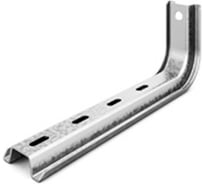 Подвес OSTEC настенный унитарный 300 мм, толщина 2,0 мм, Сендзимир цинк ПНУ-300-2,0-СЦ