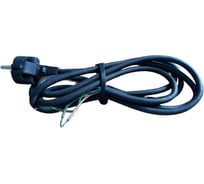 Шнур сетевой с вилкой ООО Ливны-Электро электрический 3x0.75 ПРС 16А, 5.2 м, черный ПРС 352