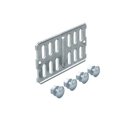 Соединитель OBO Bettermann RLVK 60 FS RU, продольный, для листовых лотков LKS, L=100, сталь, конвейерный цинк (10 шт/уп) 6067091