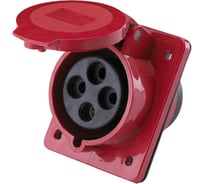 Розетка щитовая РЩ-102 Dekraft 3Р+РЕ, 32 А, IP44, 10 шт 26054DEK 4610007502207