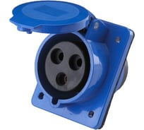Розетка щитовая Dekraft РЩ-102, 2Р+РЕ, 32 А, IP44, 10 шт 26053DEK 4610007502184