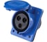 Розетка щитовая Dekraft РЩ-102, 2Р+PE, 32 A, IP44, 10 шт, 26053DEK, 4610007502184 1