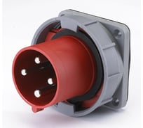 Вилка щитовая Dekraft ВЩ-102, 63 А, IP67, 3Р+3Е, 4 шт, 26066DEK 4610007502443