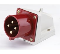 Вилка стационарная Dekraft ВС-102, 3Р+РЕ, 16 А, IP44, 380 В, 26020DEK, 10 шт, 4630004305472