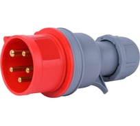 Вилка переносная DEKraft 3Р+РЕ+N 16А 380В IP44 ВП-103 26104DEK 10 шт 4680409049600