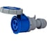 Розетка переносная Dekraft РП-103, 2Р+PE, 32 A, 220 B, IP67, 10 шт, 26137DEK, 4680409050026 1