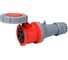 Розетка переносная Dekraft РП-103, 3Р+PE+N, 63 A, 380 B, IP67, 2 шт, 26146DEK, 4680409050200 5