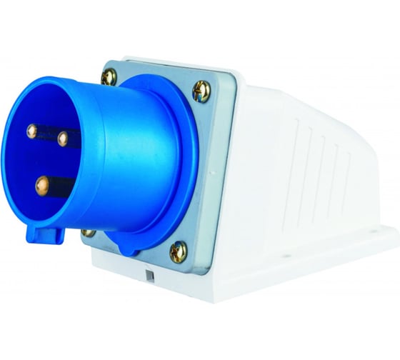 Вилка стационарная Dekraft 2Р+РЕ 32А 220В IP44 ВС-103 26160DEK 10 шт 4680409050248 1