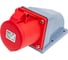 Розетка стационарная Dekraft РС-103, 3Р+PE, 32 A, 380 B, IP44, 10 шт, 26193DEK, 4680409050606 1
