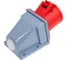 Розетка стационарная Dekraft РС-103, 3Р+PE, 32 A, 380 B, IP44, 10 шт, 26193DEK, 4680409050606 2