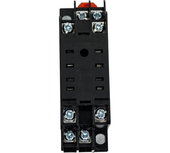 Разъем для крепления на din-рейку промышленного реле DEKraft ПР-102 2 контакта 3-5А РР-102 23951DEK 12 шт 4680409023976 1