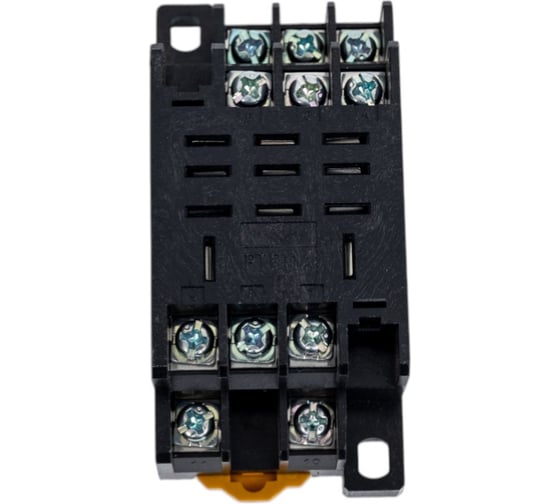 Разъем для крепления на din-рейку промышленного реле DEKraft пр-102 3 контакта 10а рр-102 23957DEK 10 шт 4680409024096 1