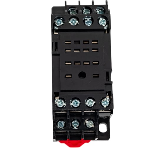 Разъем для крепления на din-рейку промышленного реле DEKraft пр-102 4 контакта (3-5)а ip20 рр-102 23955DEK 10 шт 4680409024072 1