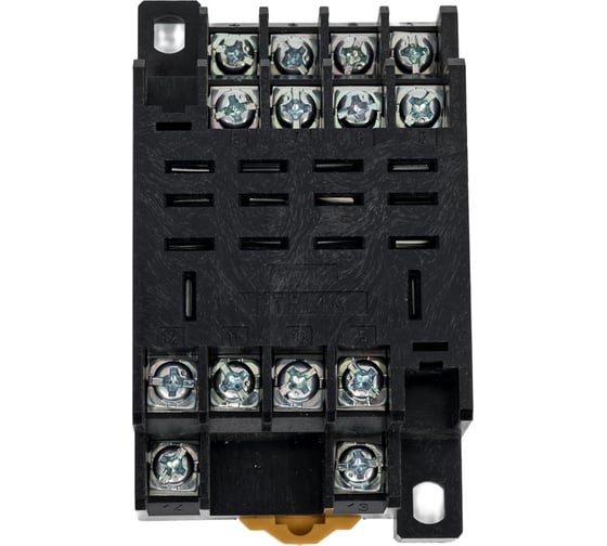 Разъем для крепления на din-рейку промышленного реле DEKraft пр-102 4 контакта 10а рр-102 23958DEK 10 шт 4680409024119 1