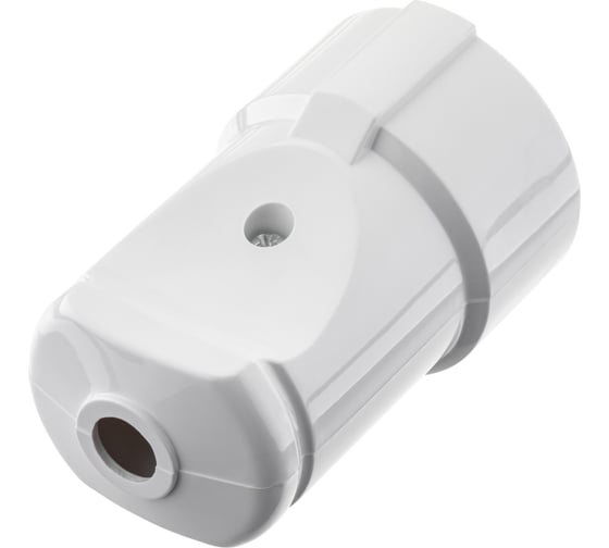 Кабельная прямая розетка duwi с/з 16А 230B белая 30458 6