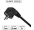 Шнур сетевой с вилкой TDM ELECTRIC ПВС 3x1,5мм2, 1,5м с/з черный TDM SQ1305-0185 2