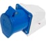 Розетка стационарная Dekraft РС-102, 2Р+PE, 32 A, 220 B, IP44, 10 шт, 26031DEK, 4630004305694 4