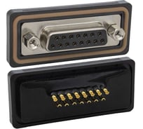 Разъем D-SUB RUICHI DB-15F IP67 screw 124717