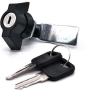 Замок-ручка Русские замки RZR065-8 черный, односекретный 0066