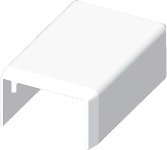 Заглушка KOPOS LHD 25X15 цвет белый, комплект 10 штук 8691_HB