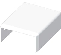 Заглушка KOPOS LHD 40X20HF цвет белый, комплект 10 штук 8631HF_HB