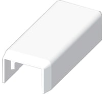 Заглушка KOPOS LV 18X13 цвет белый, комплект 10 штук 8731_HB