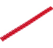 Маркер кабельный наборный ООО "ЭКСАВОЛЬТ" для кабеля - 0,5…1,5 кв. мм, Символ - «2», Количество - 6 000 шт, Цвет - красный. МК15-2-6000