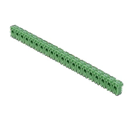 Маркер кабельный наборный ООО "ЭКСАВОЛЬТ" для кабеля - 0,5…1,5 кв. мм, Символ - «5», Количество - 6 000 шт, Цвет - зеленый. МК15-5-6000