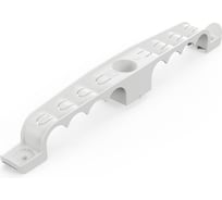 Держатель труб для прямого монтажа Промрукав двусторонний на 8 мест серый d16 (25шт) PR13.03287