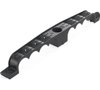 Держатель труб для прямого монтажа Промрукав двусторонний на 8 мест черный d20 (20шт) PR13.03295