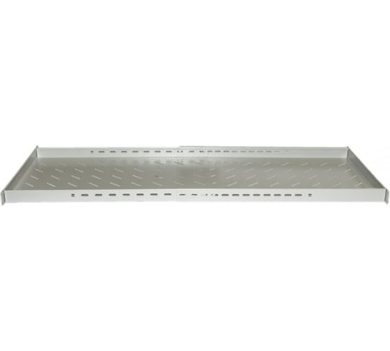 Полка Hyperline TSD3M-1U-650/1100-RAL7035 с 19'' креплением, раздвижная 449620