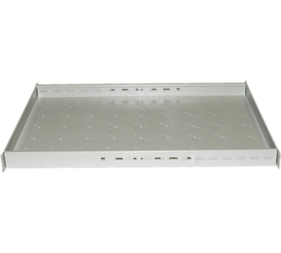 Полка Hyperline TSD3M-1U-650/1100-RAL7035 с 19'' креплением, раздвижная 449620