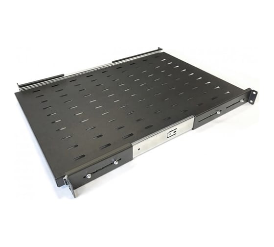Выдвижная полка Hyperline TSS3-600-RAL9004 с 19'' креплением, глубина 600 мм 445961