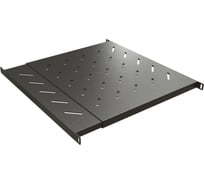 Полка Hyperline TSD3L-0.5U-405/700-RAL9005 с 19'' креплением, раздвижная, 0.5U 443446