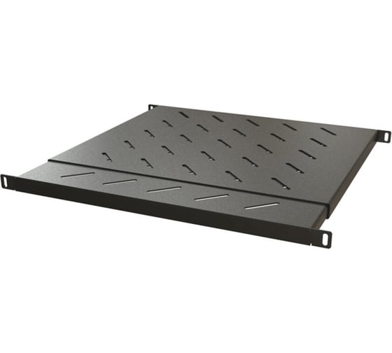 Полка Hyperline TSD3L-0.5U-405/700-RAL9005 с 19'' креплением, раздвижная, 0.5U 443446