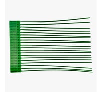 Пломба пластиковая номерная ТПК Технологии Контроля ЭКОтрэк 255 мм (Цвет: зеленый) 100 шт 24338