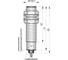 Выключатель бесконтактный ёмкостный Индукция E02-NO-AC(Текаформ) 20320 2